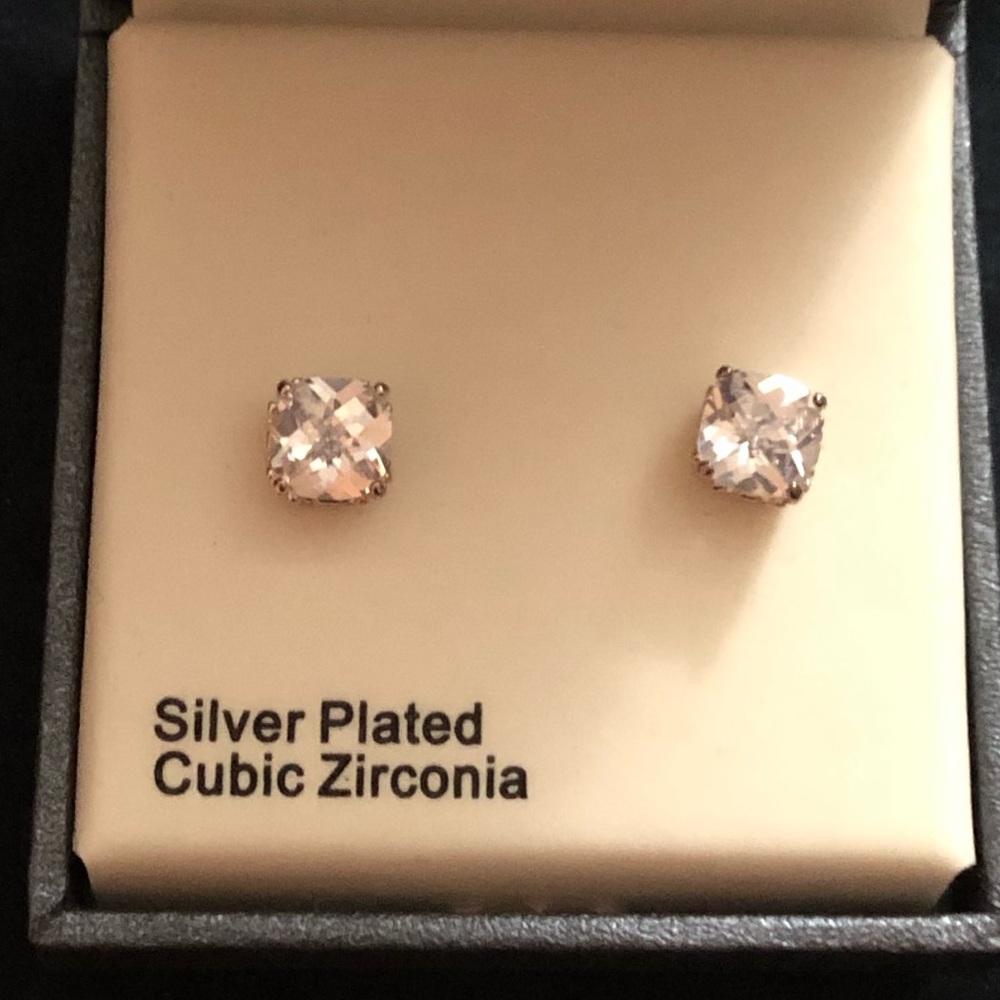 Silver Plated Cubic Zirconia
